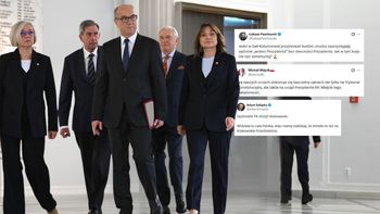 "Hocki-klocki" i "fochy prezydenta". Reakcje po sejmowym ślubowaniu