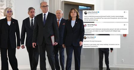 "Hocki-klocki" i "fochy prezydenta". Reakcje po sejmowym ślubowaniu