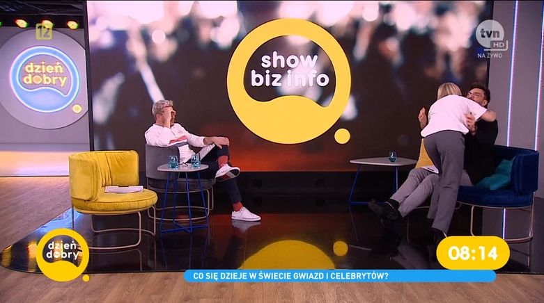 Kącik show-biz info z Małgorzatą Ohme, Filipem Chajzerem i Mateuszem Hładkim
