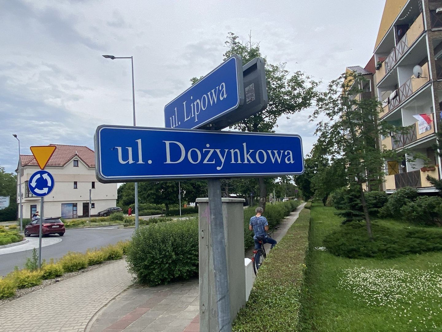Ulica Dożynkowa w Lesznie