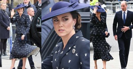 Księżna Kate w stylizacji za ponad 16 tysięcy WALCZY Z WIATREM, ratując przed "odlotem" elegancki kapelusz (ZDJĘCIA)