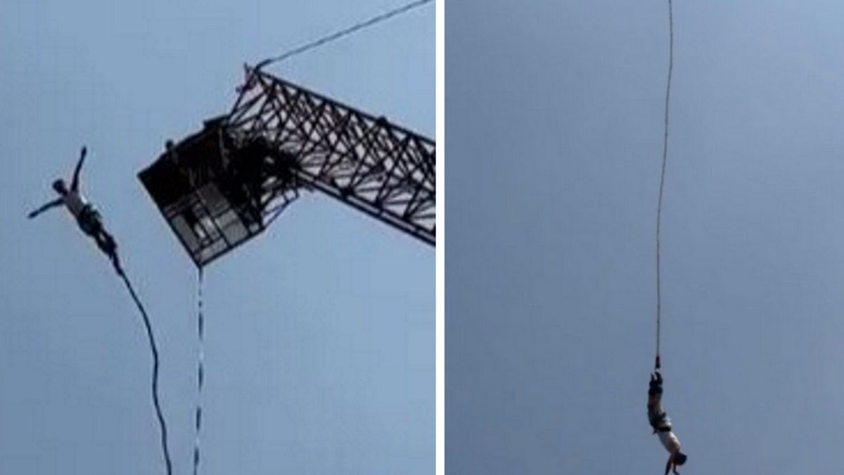 Turysta przeżył koszmar podczas skoku