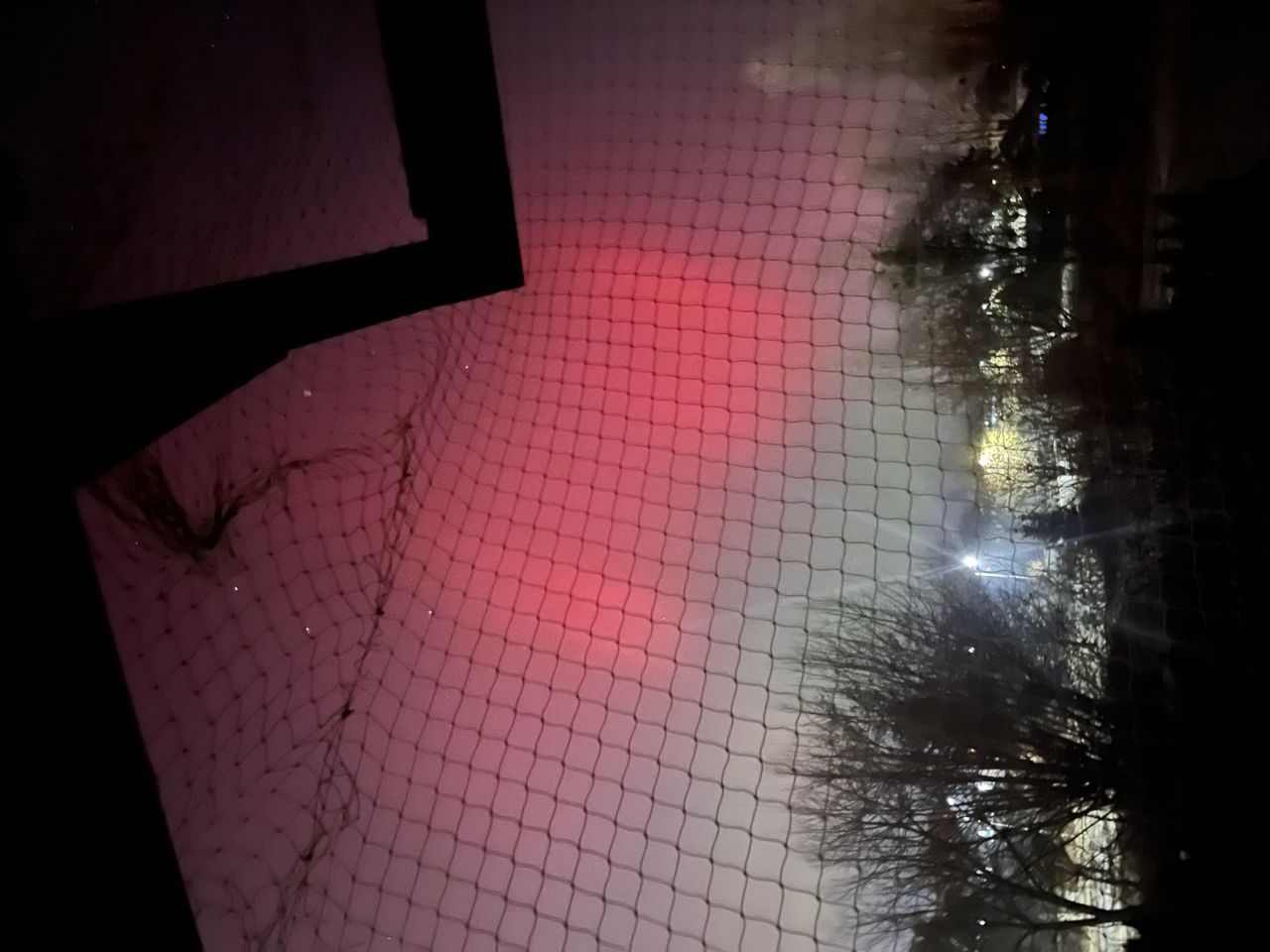 Zorza polarna nad Chodzieżą.