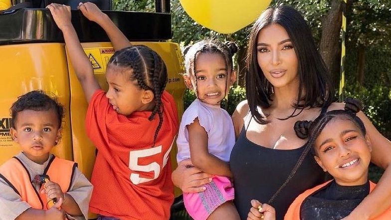 Kim Kardashian z dziećmi