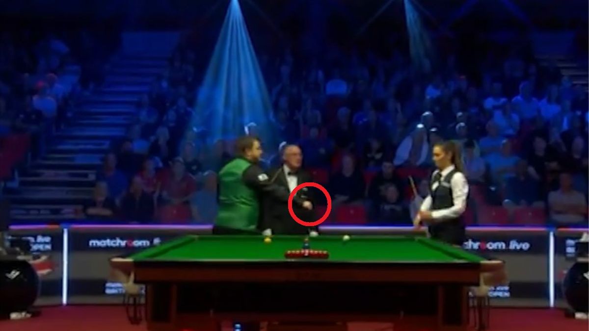 Mecz snookera podczas British Open