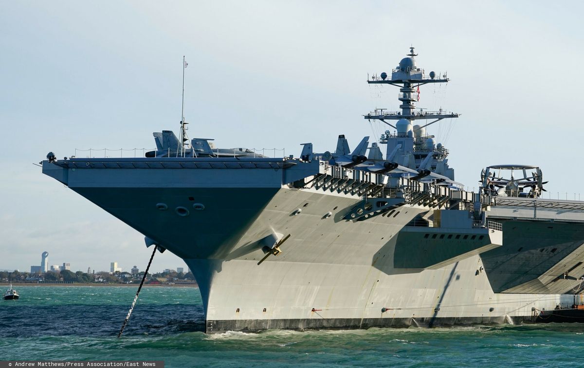 Do portu w Splicie zawinął największy na świecie lotniskowiec USS Gerald R. Ford
