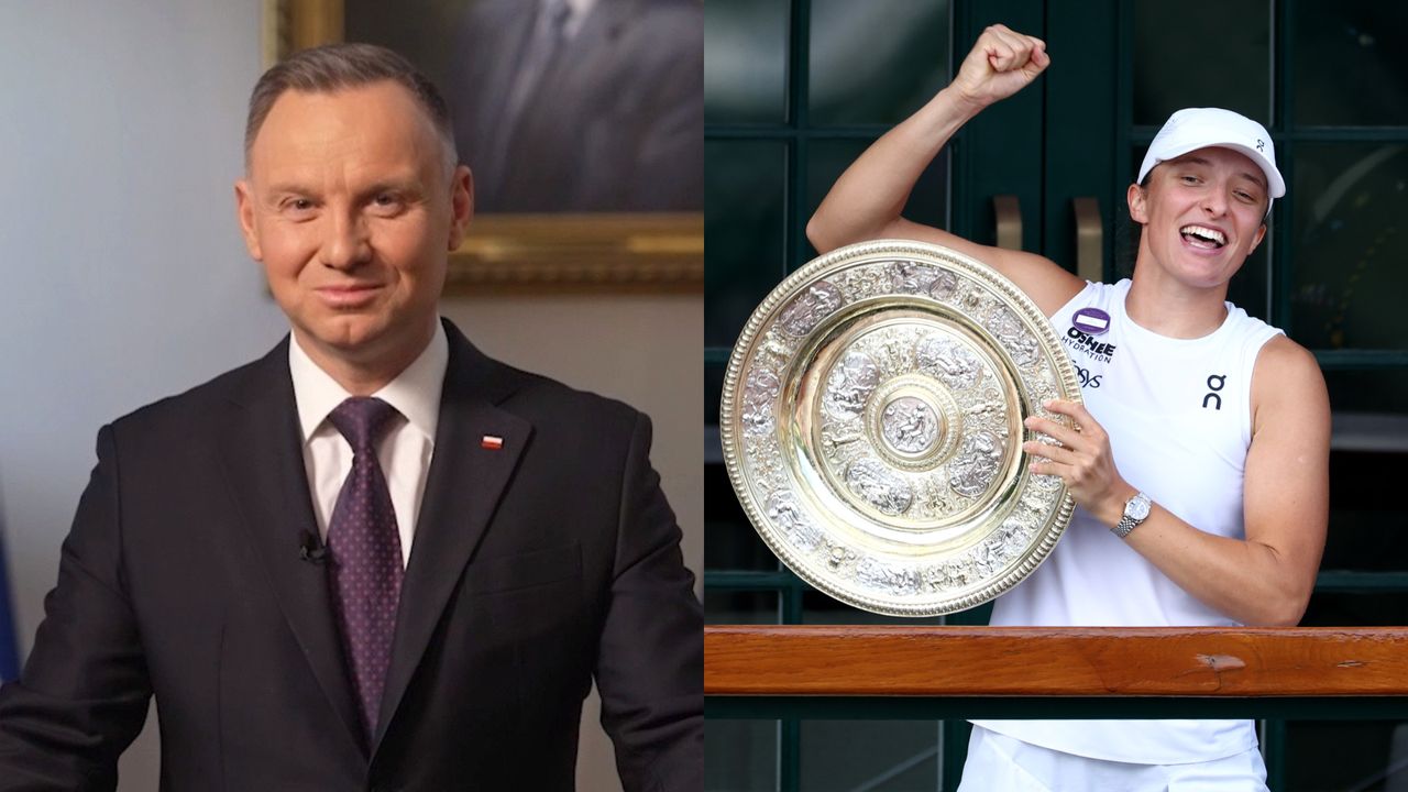 Andrzej Duda napisał do Igi Świątek. "W imieniu Rzeczypospolitej..."