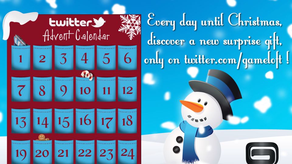 Adwentowy kalendarz Gameloftu 1