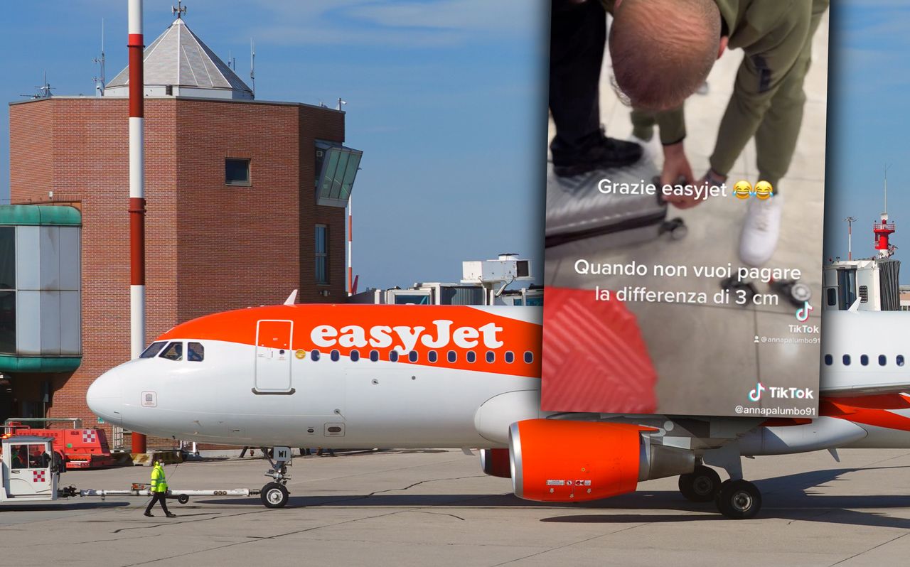 Zniszczył walizkę, aby nie dopłacać za bagaż. "Dzięki easyJet"