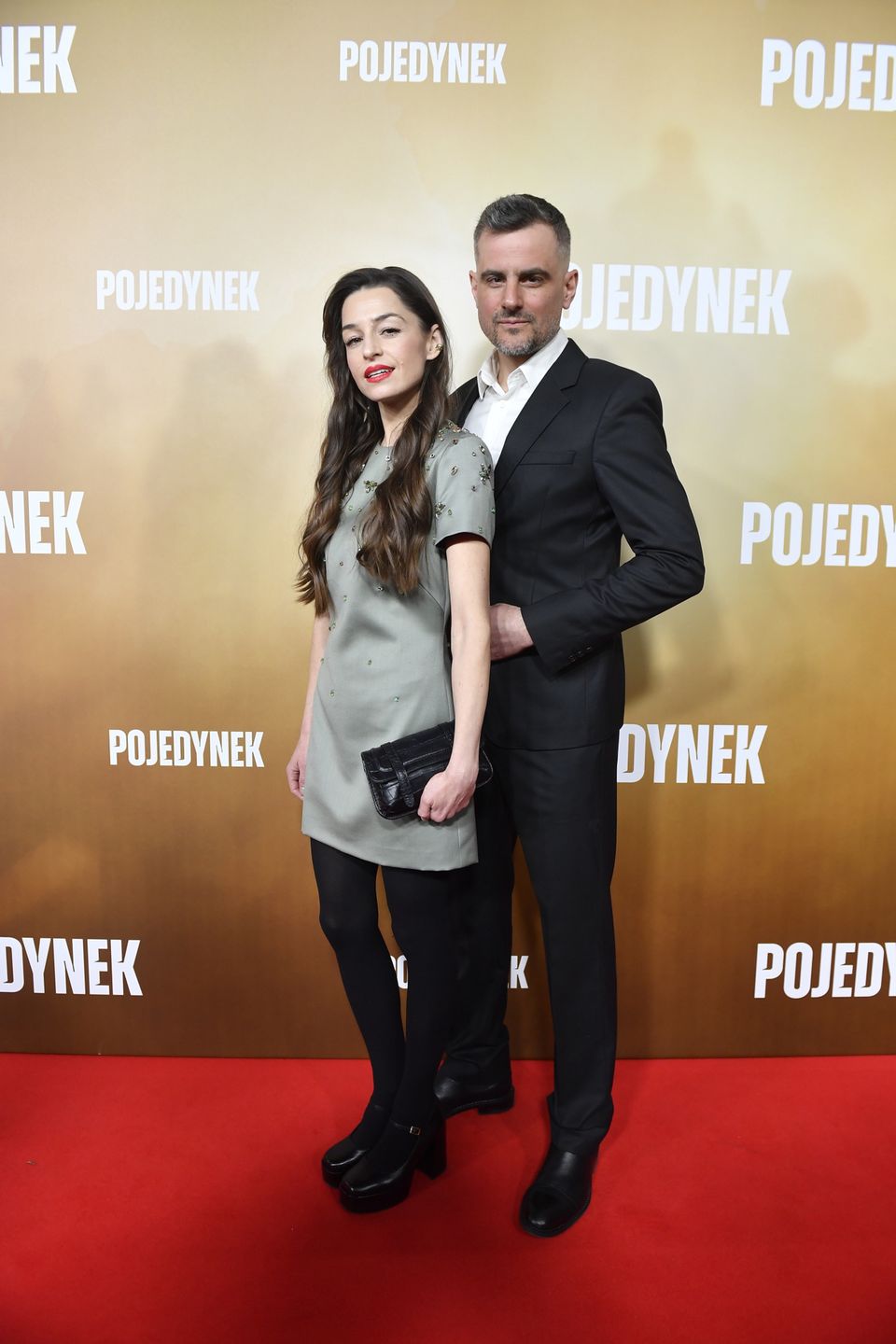 Agnieszka Więdłocha i Antoni Pawlicki razem na premierze