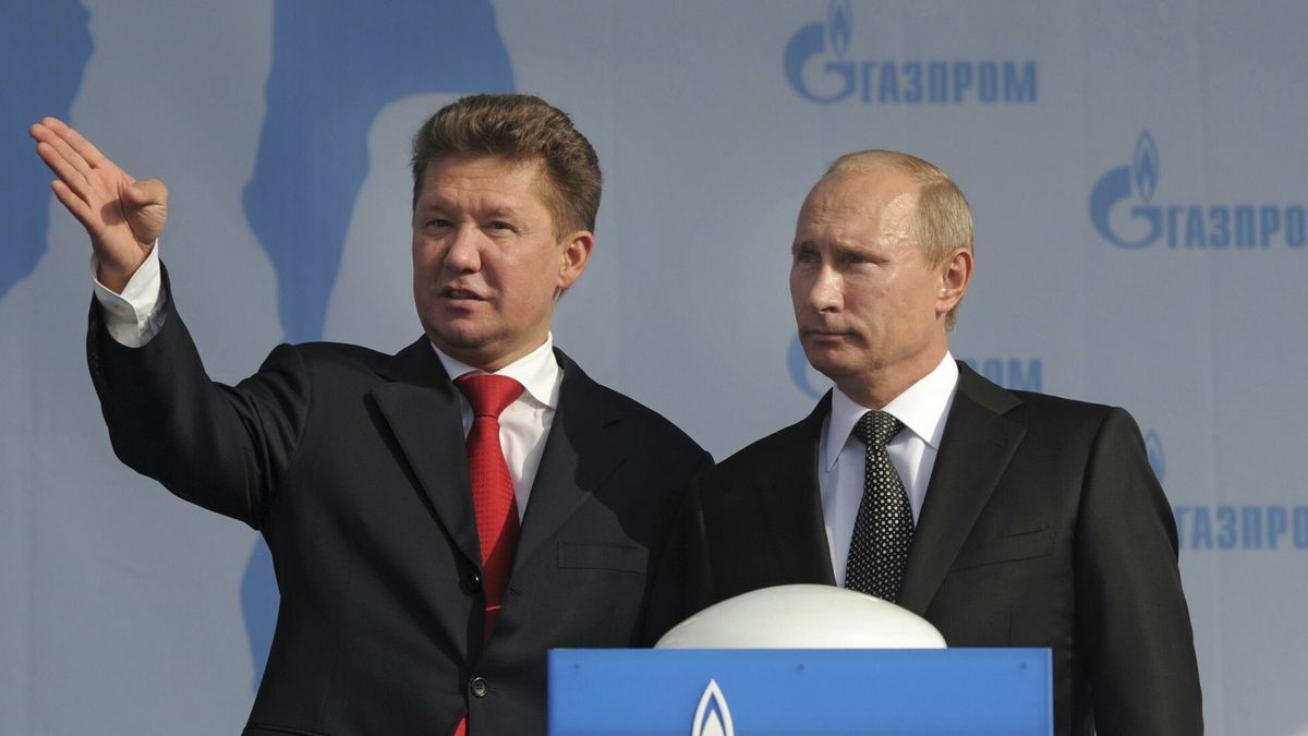 ap - archRussian Prime Minister Vladimir Putin attends a ceremony of a launch of natural gas pipeline Sakhalin-Khabarovsk-Vladivostok in the Russian Far East city of Vladivostok on Thursday, Sept. 8, 2011. Alexei Miller, CEO of Russian natural gas giant Gazprom is at left.(AP Photo/RIA Novosti, Alexei Druzhinin, pool)Alexei Druzhinin