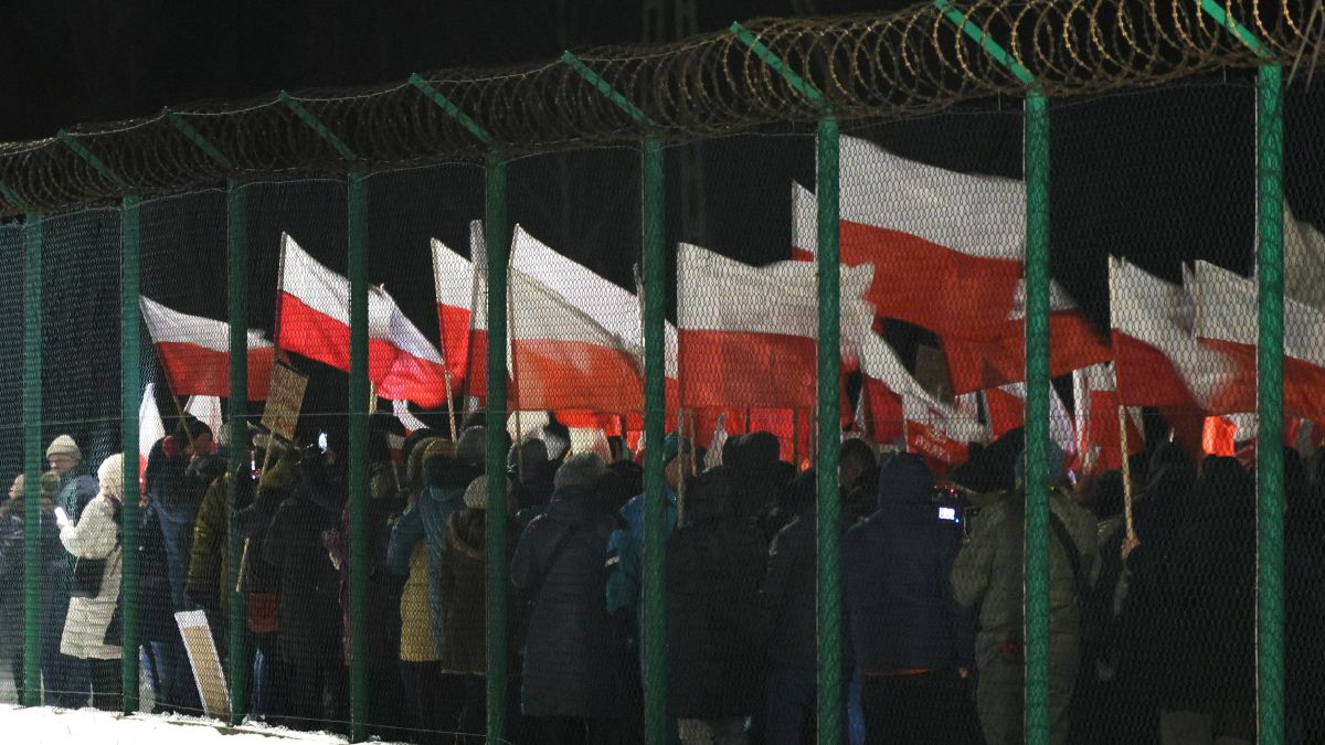 Protesty pod ZK w Przytułach Starych