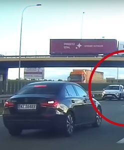 Jechał pod prąd na autostradzie A1. W akcji policjanci w bmw