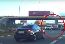 Jechał pod prąd na autostradzie A1. W akcji policjanci w bmw