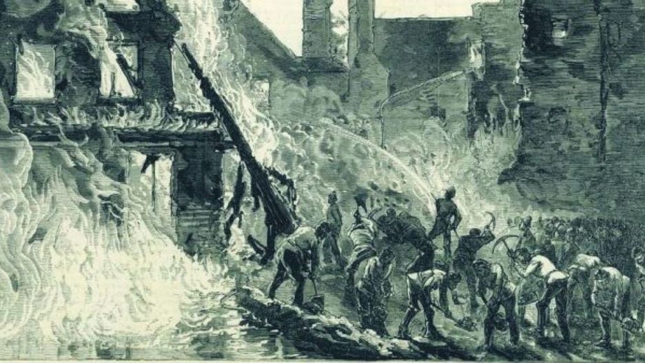 Pożar Dublina w 1875 roku 
