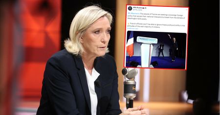 "Ostentacyjny i prowokacyjny" wpis. Le Pen wściekła na Rosjan