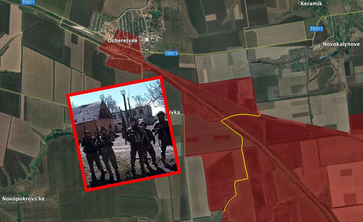 Rosyjskie oddziały przełamały front m.in. w okolicach miejscowości Oczeretyne w obwodzie donieckim