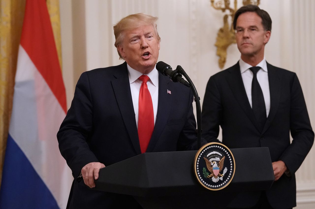 Trump spotkał się z Rutte. Przyszłość NATO na stole