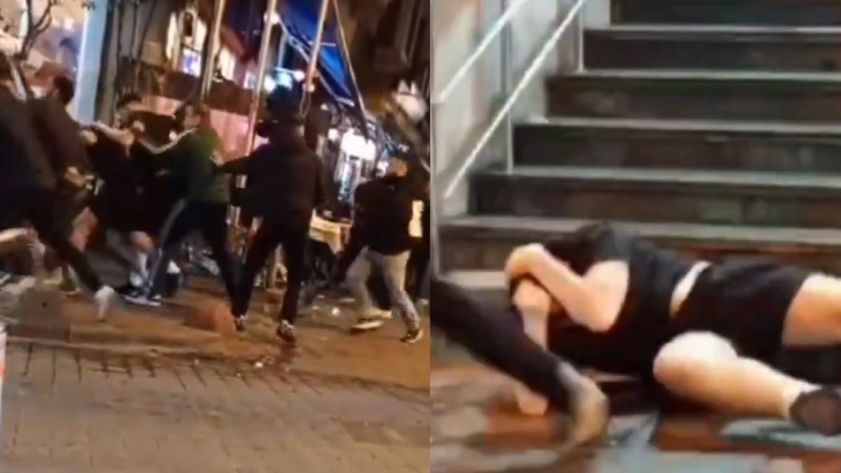 Kibice Fenerbahce zaatakowali fanów Manchesteru United