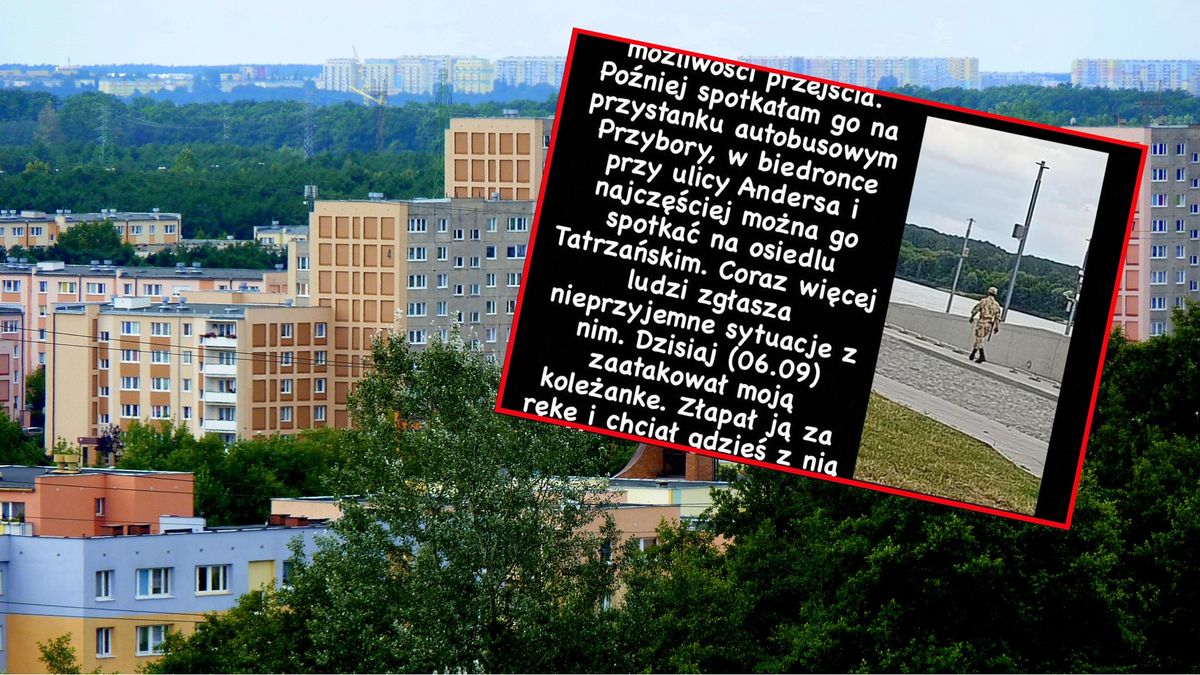 Po bydgoskiej dzielnicy grasuje mężczyzna, który zaczepia kobiet