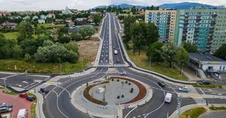 Bielsko-Biała. Świetna wiadomość dla kierowców. Ul. Cieszyńska przejezdna na całej długości