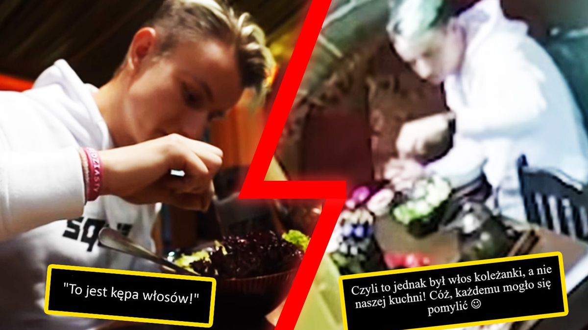 Youtuber Kamerzysta dorzucił sobie włosy do jedzenia. Chciał zdobyć wyświetlenia