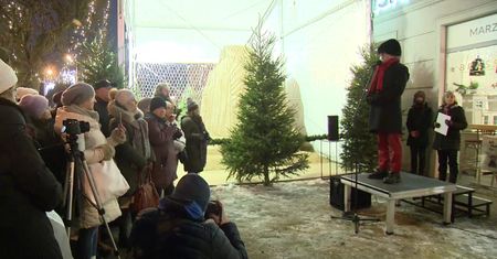 Piaskowa szopka w Gdańsku. Wykonali ją artyści z Polski i Ukrainy