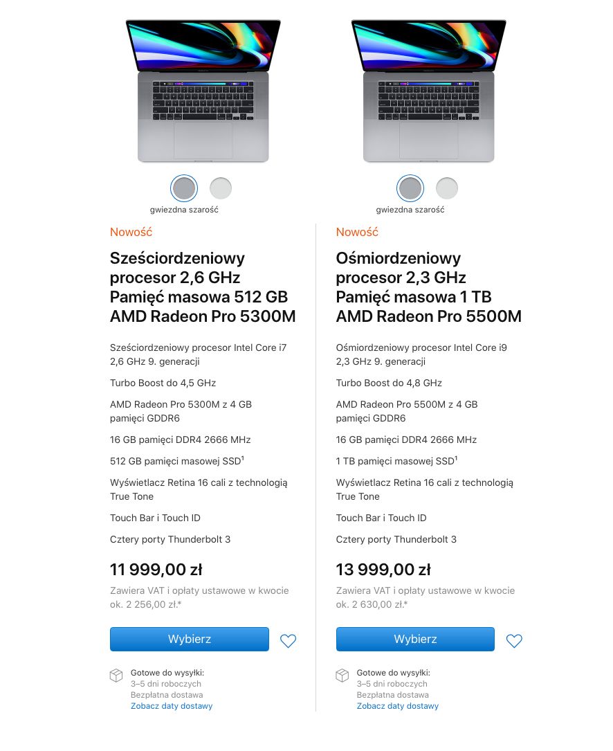 Apple MacBook Pro 16” – najmocniejszy laptop Apple właśnie powstał 3