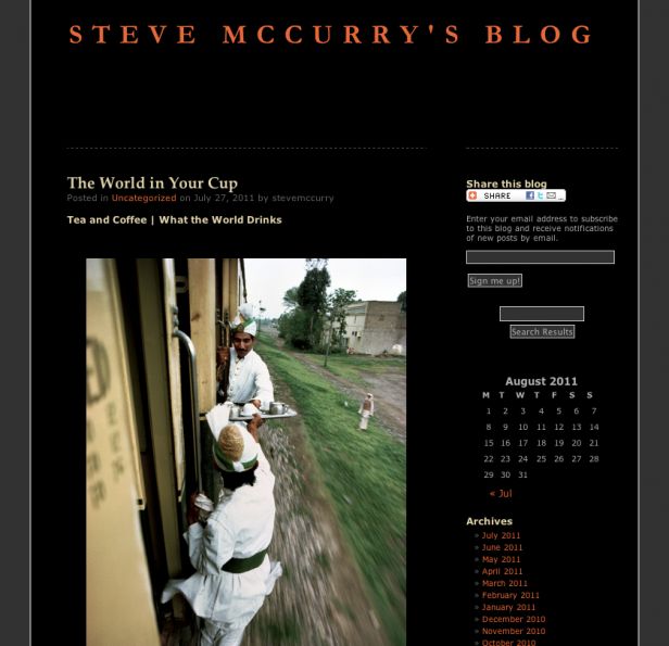 Fotoblog Steve'a McCurry'ego - prawdziwa perełka wśród blogów 1