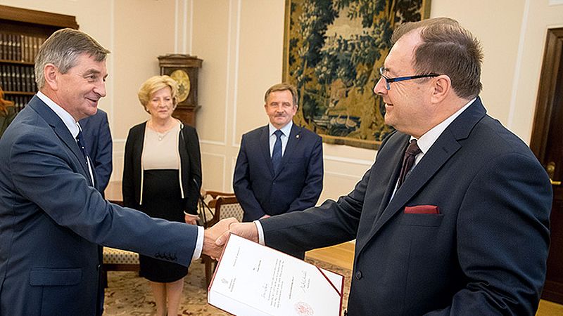 Łyszczek zastąpił na stanowisku zmarłego w sierpniu Romana Giedrojcia.