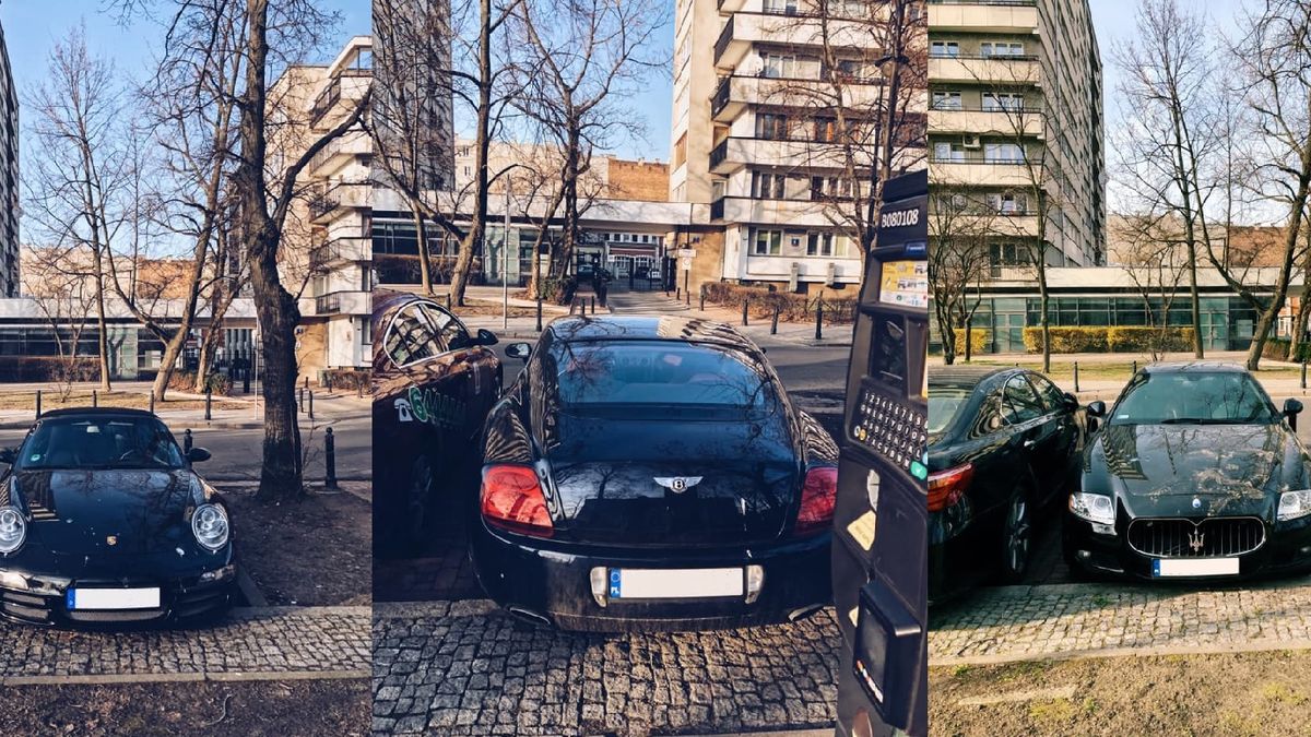 Luksusowe samochody na ulicy Matejki (fot. Czytelnik)