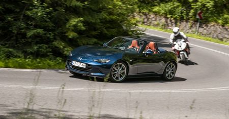 Test: Mazda MX-5 z systemem KPC na przełęczy Salmopolskiej