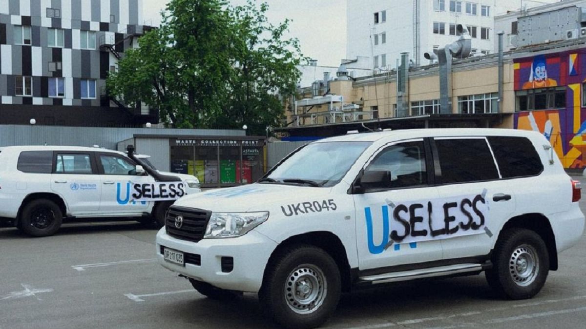 Ukraińcy zostawili przesłanie dla ONZ