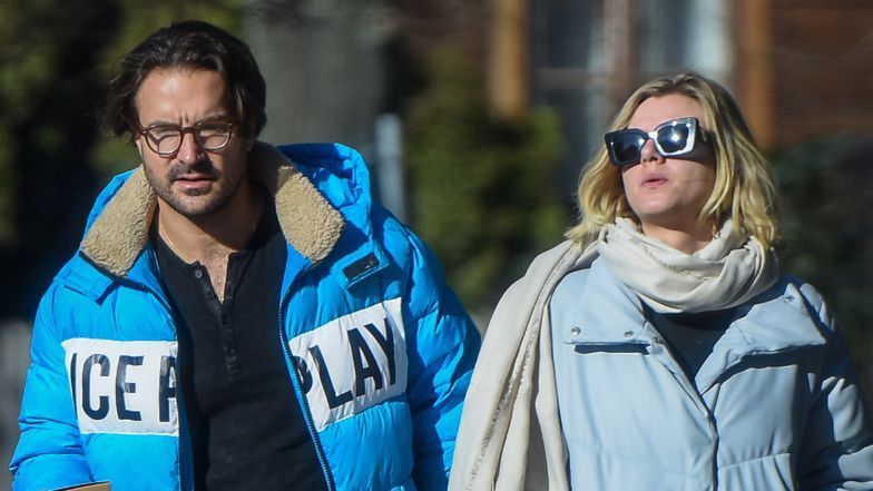 Piotr Stramowski w towarzystwie ukochanej 