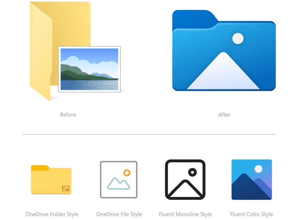 Windows 10 nowe ikony
