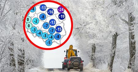 Nawet -24 stopnie Celsjusza. Wiadomo, kiedy mróz uderzy najmocniej