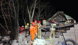 Działo się w nocy. Przeszukano gruzowisko domu w Besiekierzu Nawojnym
