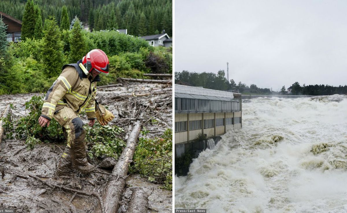 Powodzie w Norwegii