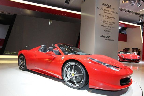 Ferrari 458 Spider Frankfurt