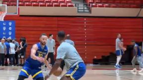 Warriors wrócili do treningów. Kosmiczna akcja Curry'ego (wideo)
