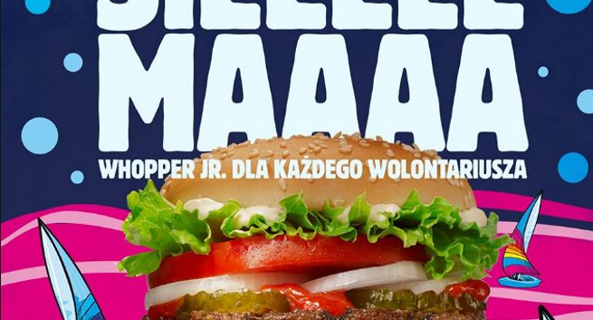 Burger King nakarmi wolontariuszy WOŚP