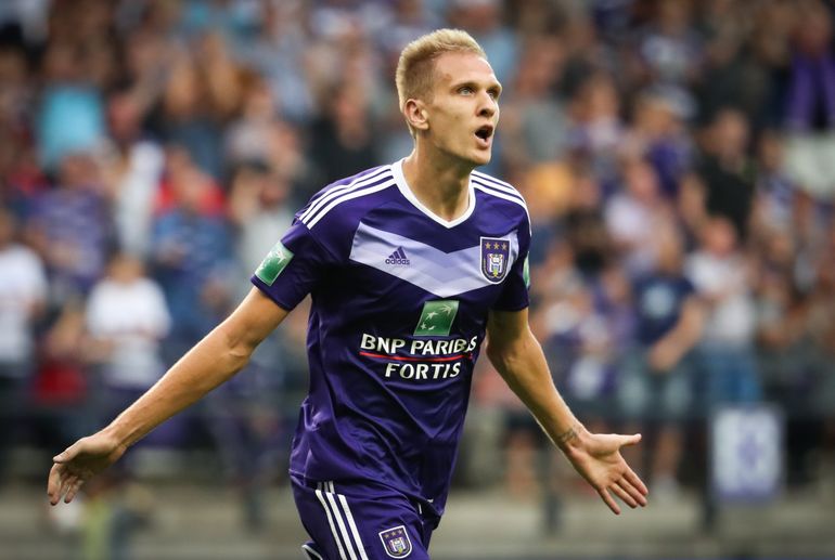 Łukasz Teodorczyk w barwach Anderlechtu