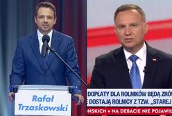 Debaty prezydenckie. Andrzej Duda i Rafał Trzaskowski czytali z promptera?