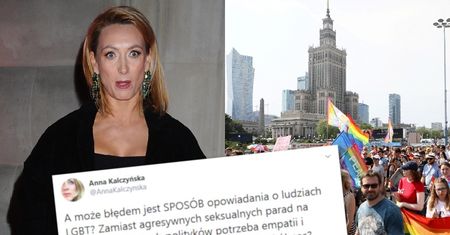 Zafrasowana Anna Kalczyńska duma na Twitterze o wizerunku osób LGBT: "A może błędem są AGRESYWNIE SEKSUALNE parady na ulicach?"