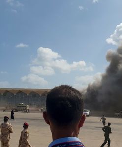 Jemen. Aden. Potężna eksplozja na lotnisku, są zabici i ranni
