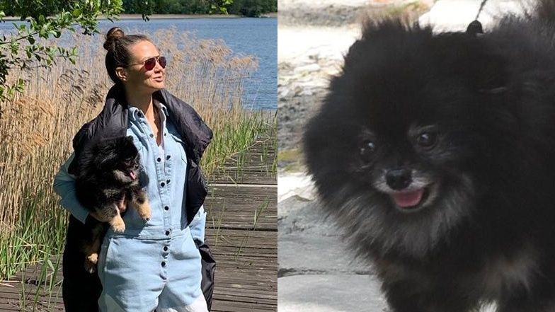 Kinga Rusin wypoczywa na Mazurach w towarzystwie Czarka Lisa