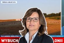 Marzena Paczuska na tle relacji TVP Info nt. rosyjskiego pocisku