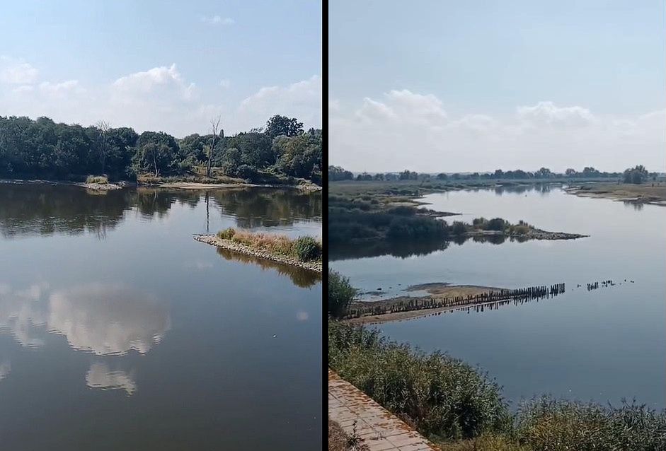 Odra po przejściu skażonej wody. W miejscu gdzie kipiało życie, nie było ani jednej ryby