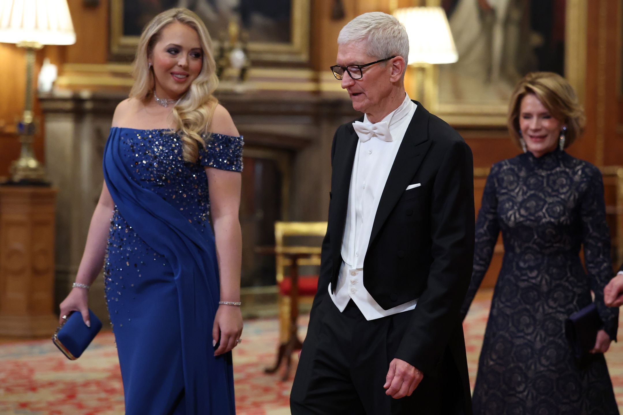 Tiffany Trump na balu w Windsorze