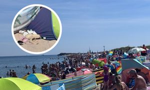 "Nic tak nie wkurza". Zdjęcia z plaży we Władysławowie
